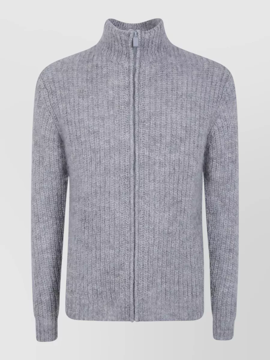 Aspesi mohair wool zip up jacket