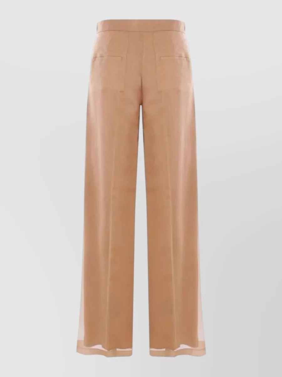 Max Mara Silk Wide-Leg Trousers