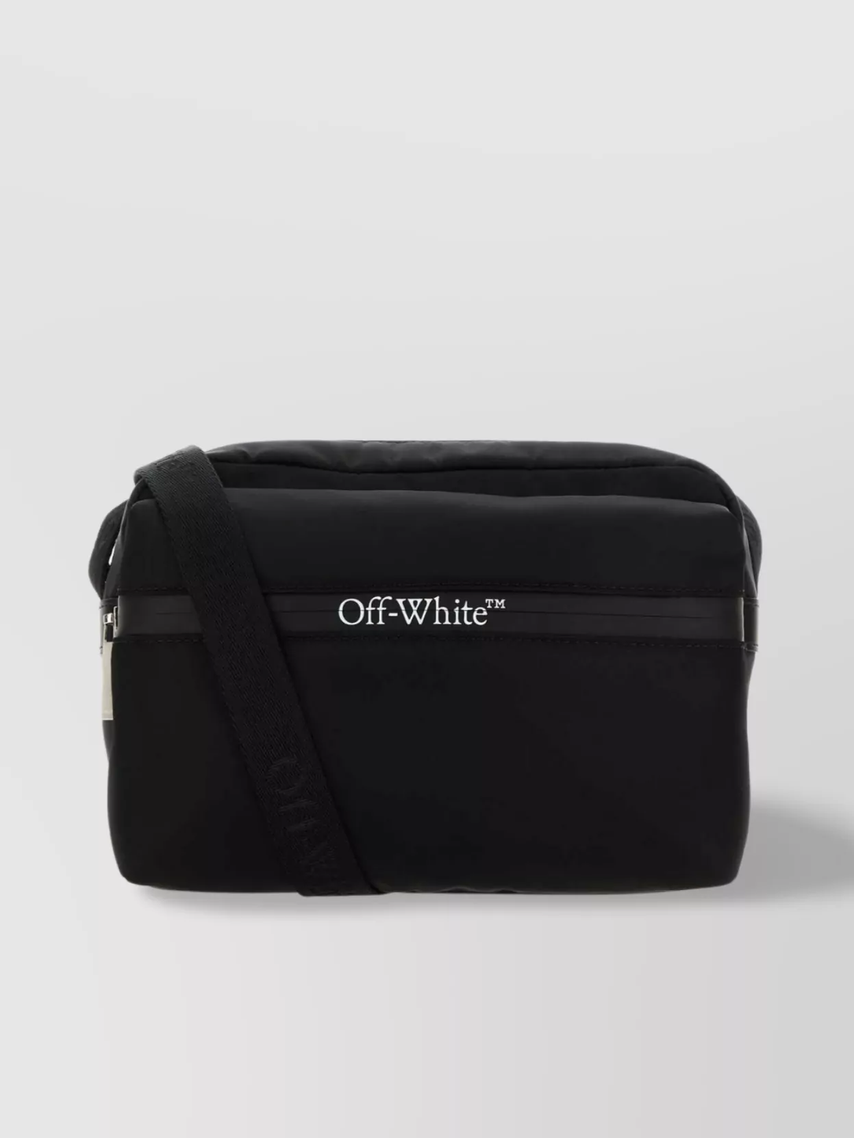 Shop Off-white Nylon Crossbody Bag For Outdoor Adventures