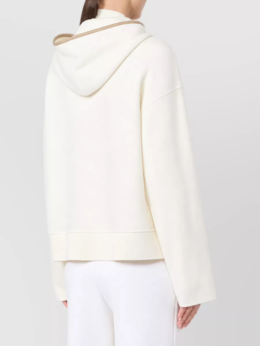 Max Mara Wool And Cashmere Hooded Jacket