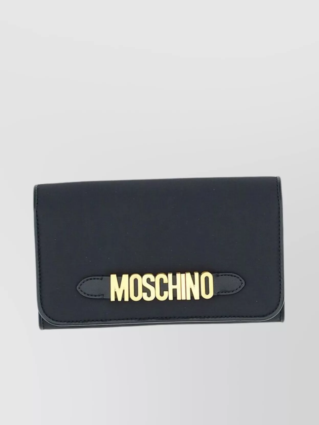 Shop Moschino Chain Wallet Rectangular Shape