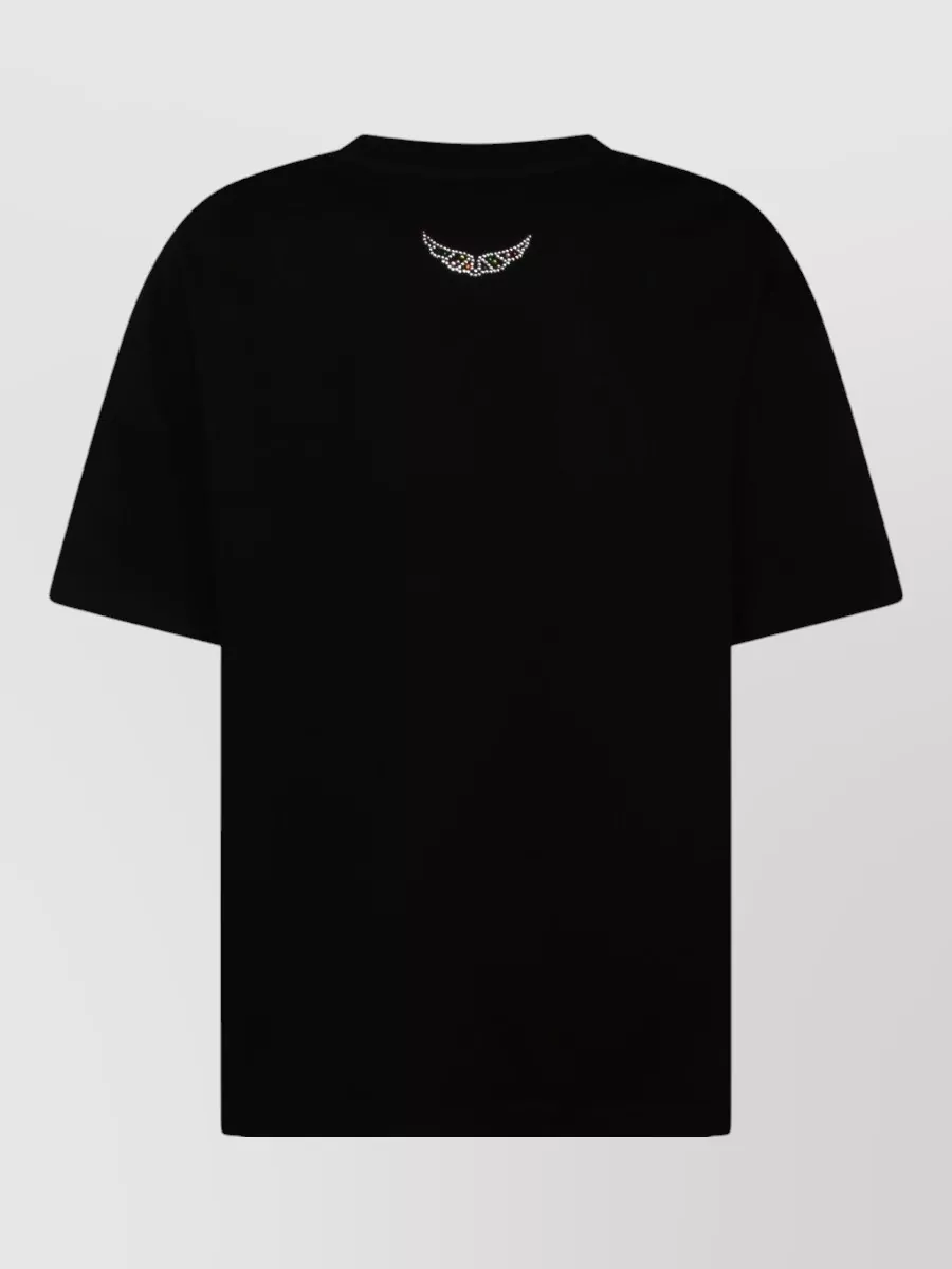 Zadig & Voltaire Short Sleeve Top Crew Neck Design