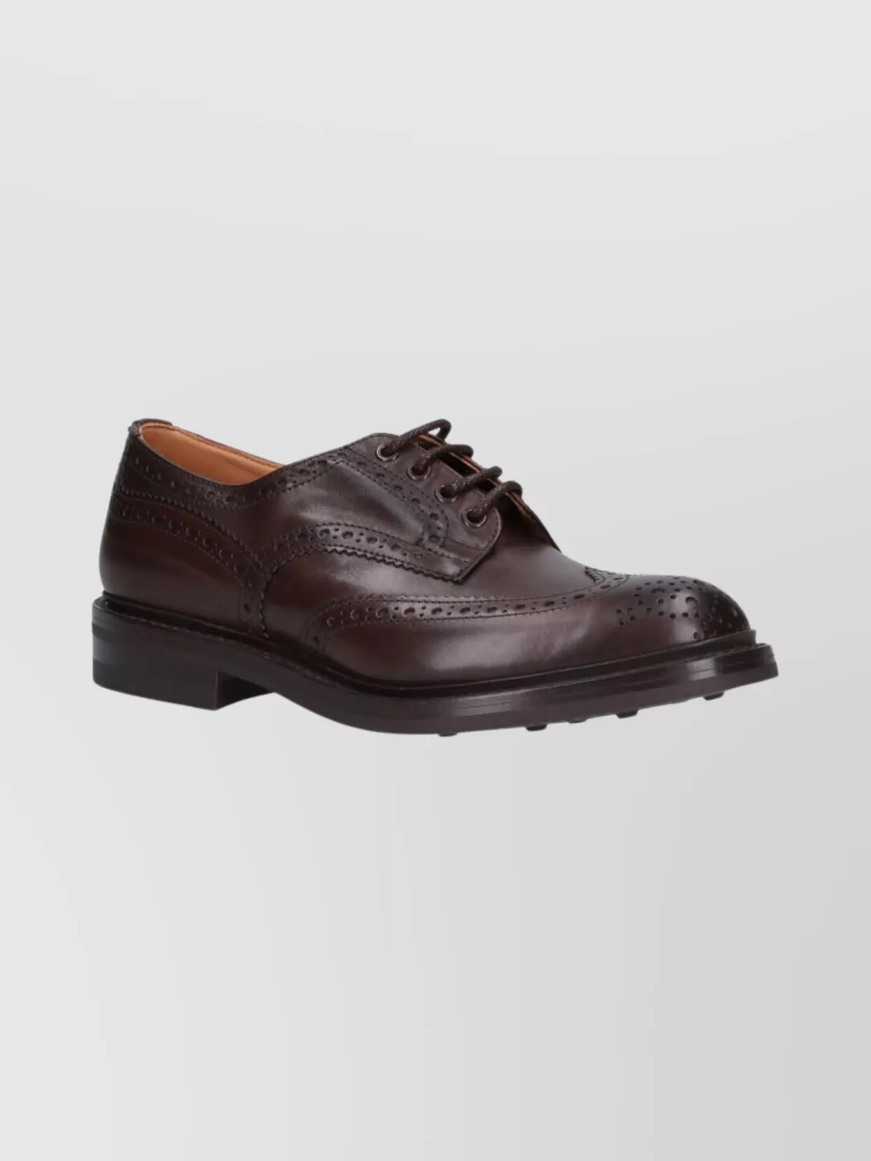 Tricker's Brogues With Round Toe And Brogue Detailing