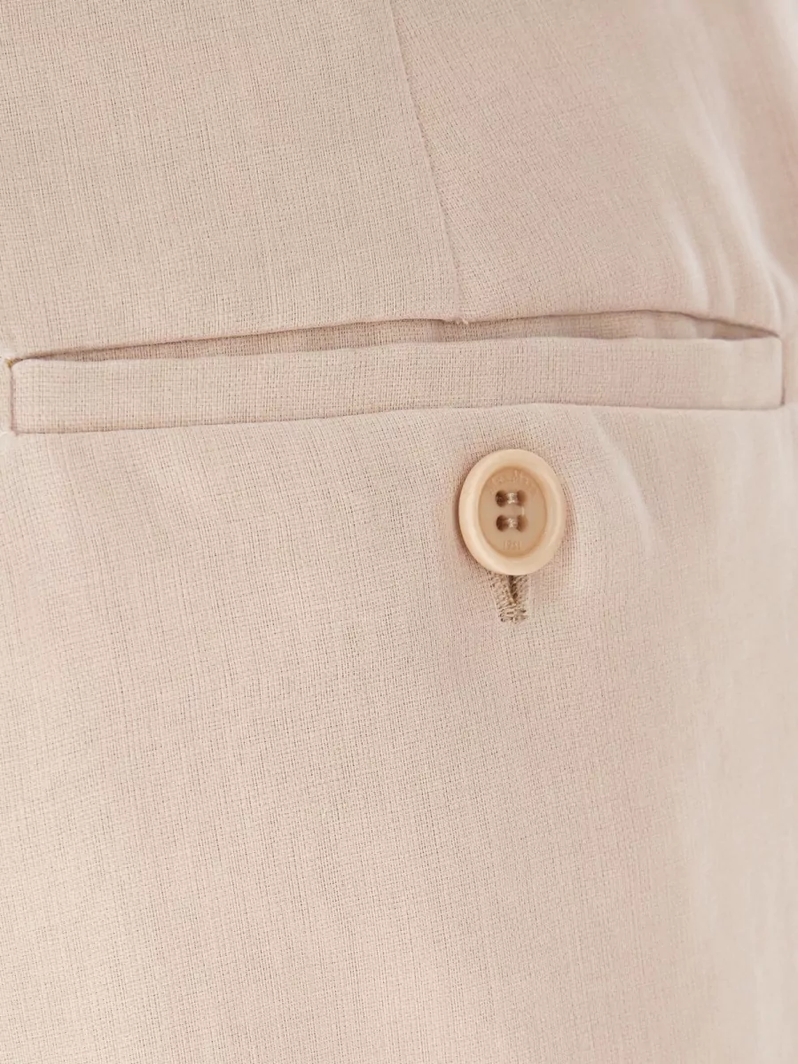 Max Mara Linen Tailored Shorts
