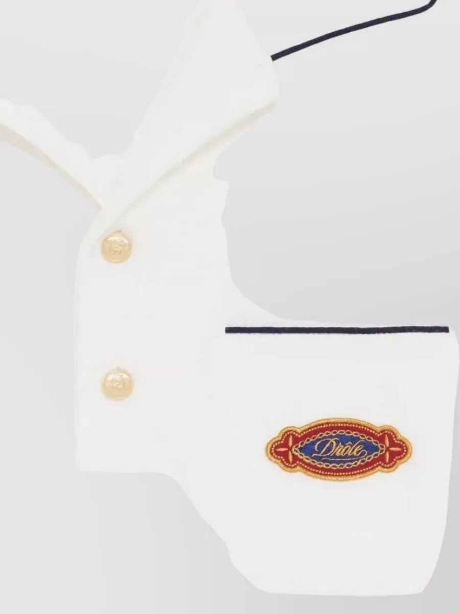 Drôle De Monsieur Cotton Polo Shirt