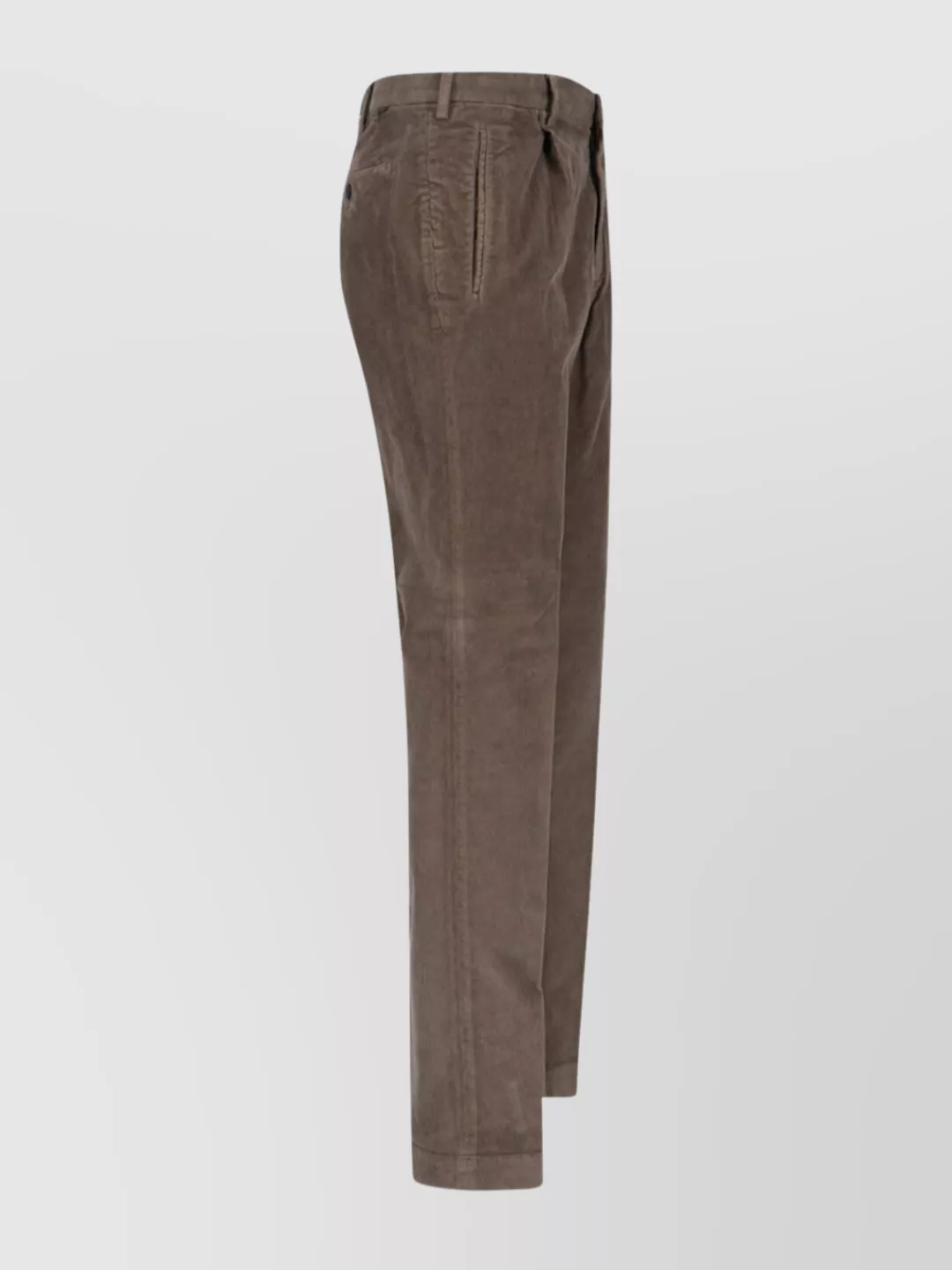 Incotex Straight Leg Corduroy Trousers Featuring Pockets
