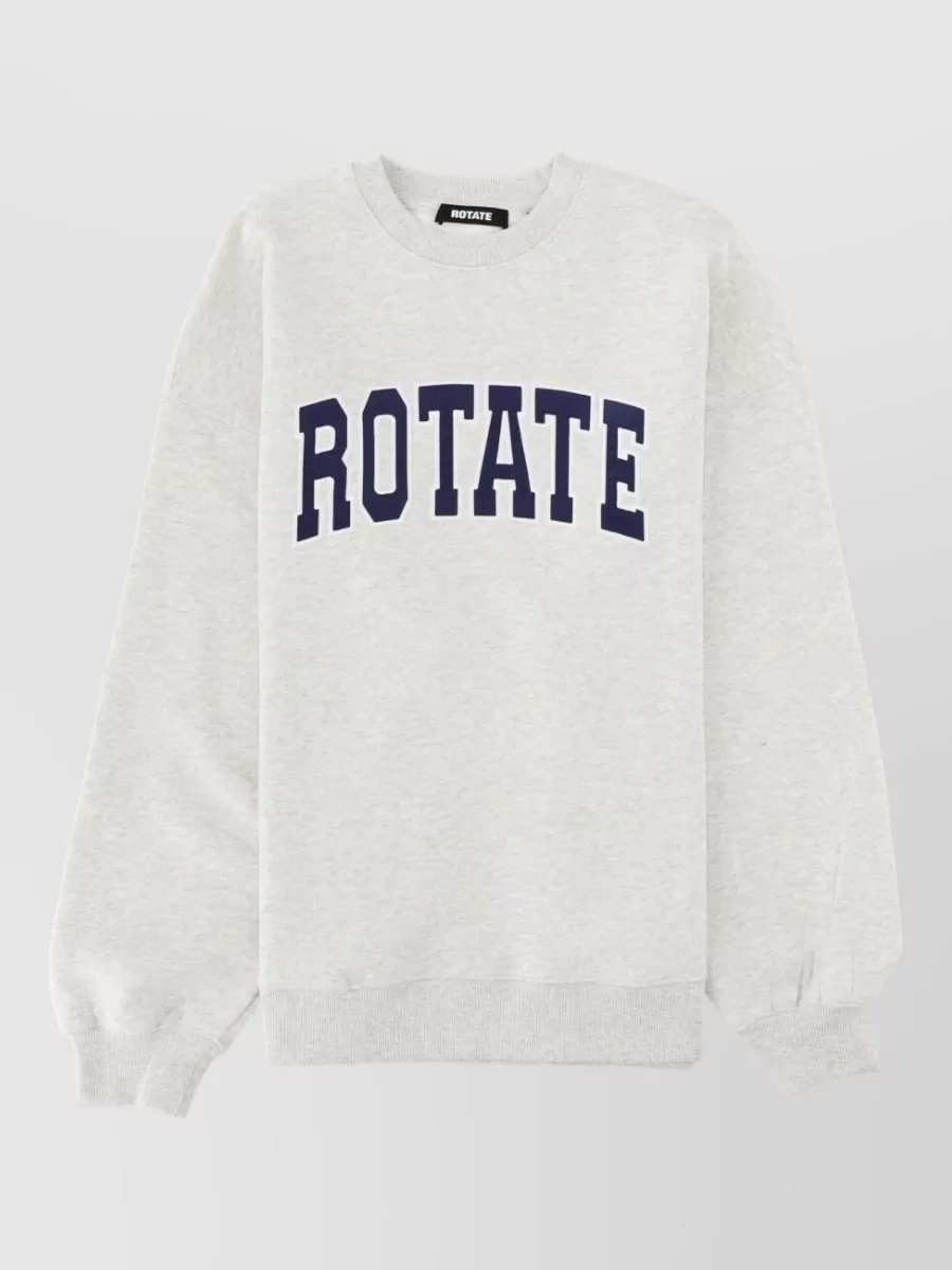 Rotate cotton logo sweatshirt