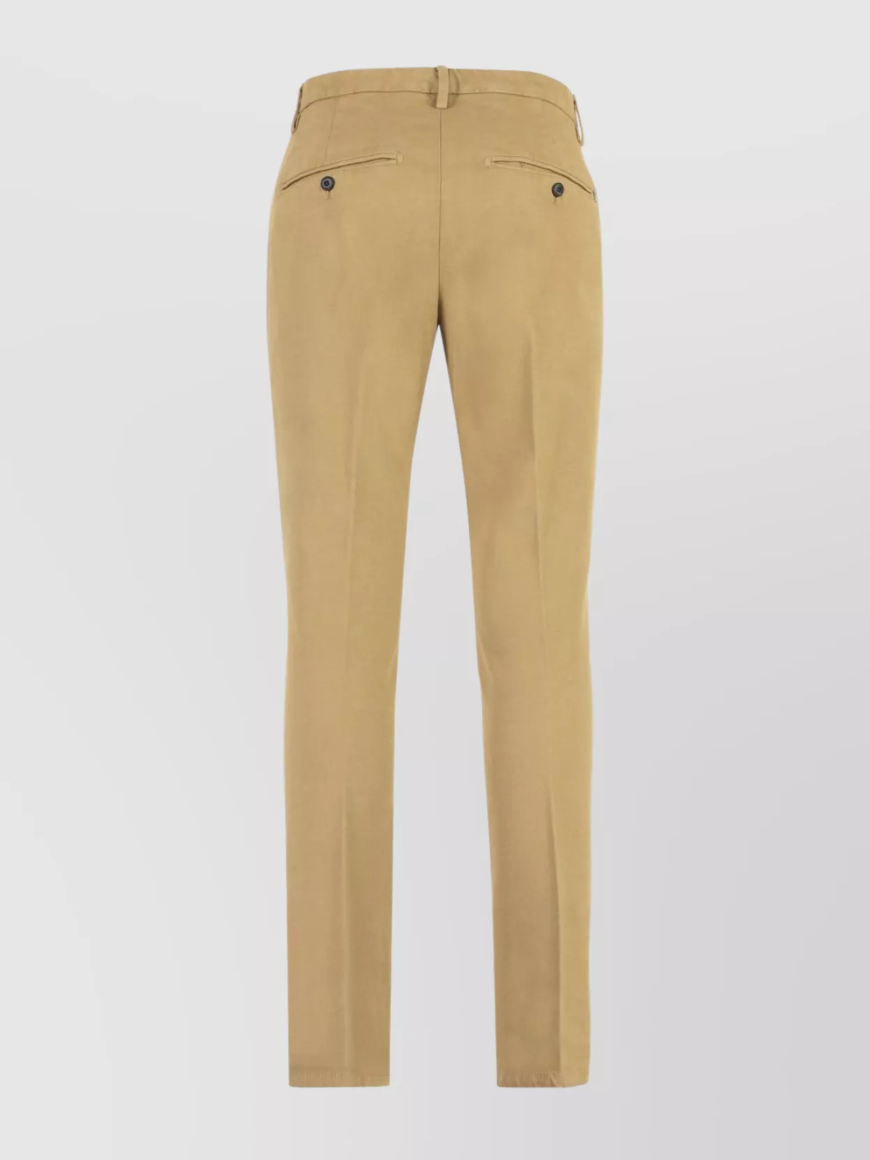 Dondup Cotton Chino Trousers With Roll-Up Cuffs