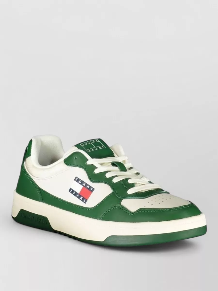 Tommy Hilfiger Leather Low-Top Sneakers