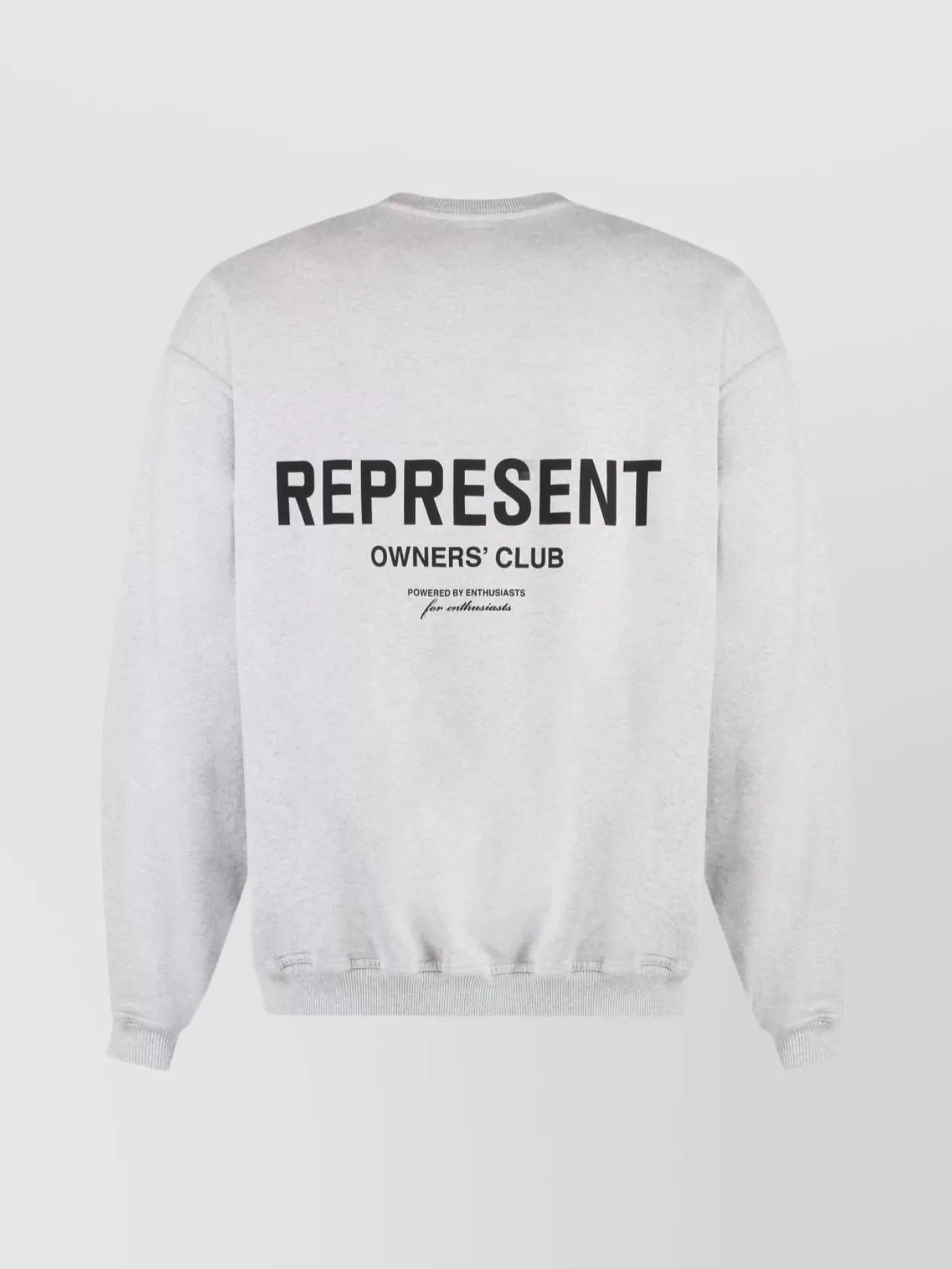 Represent Crew-Neck Cotton Sweatshirt Back Print