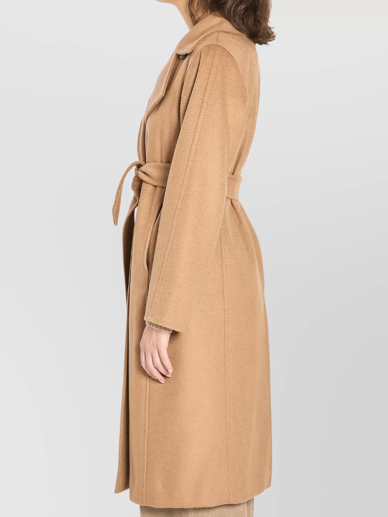Max Mara Belted Waist Coat With Back Vent