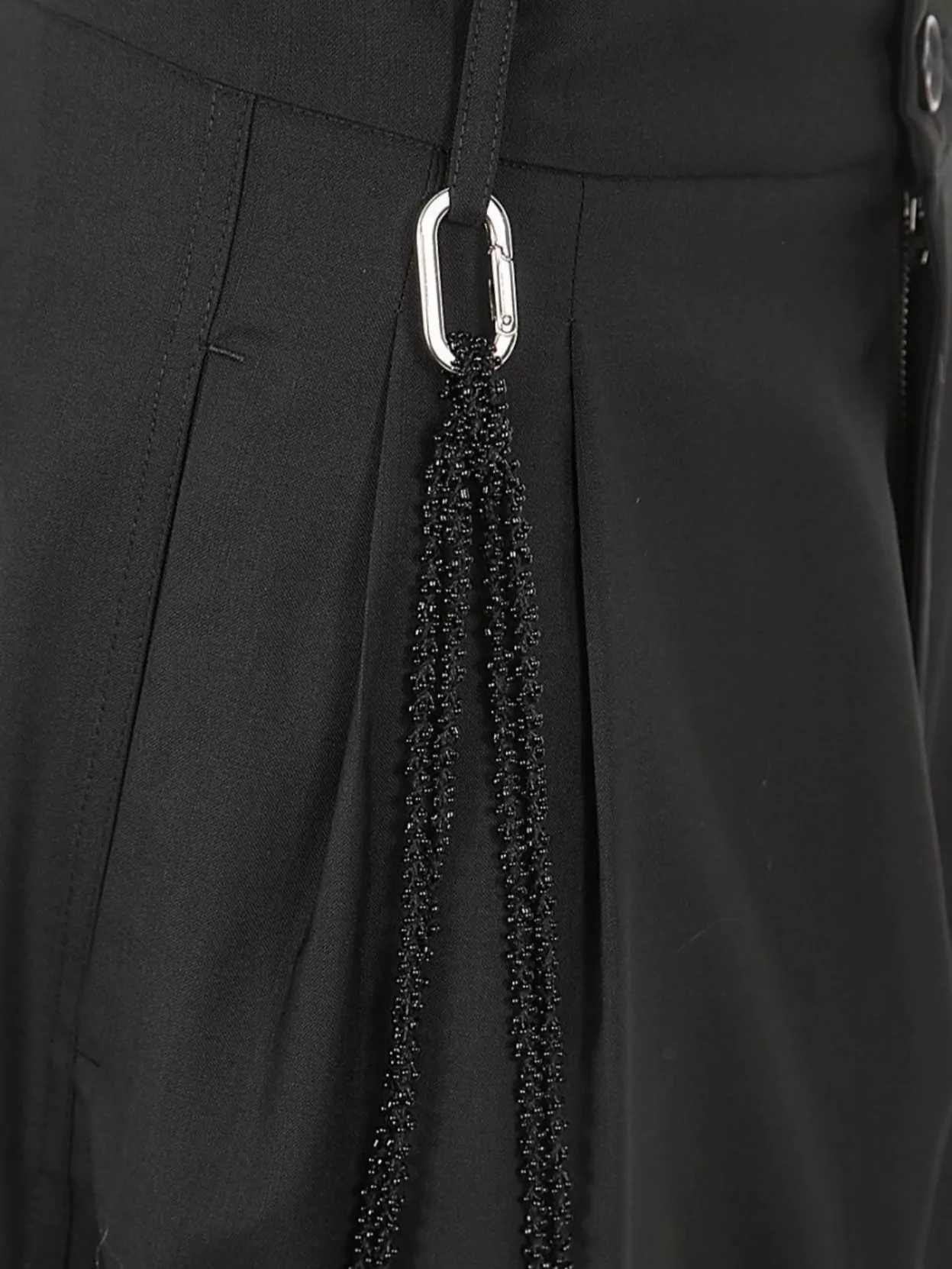 Darkpark Phebe Chain Adorned Wide Leg Pants