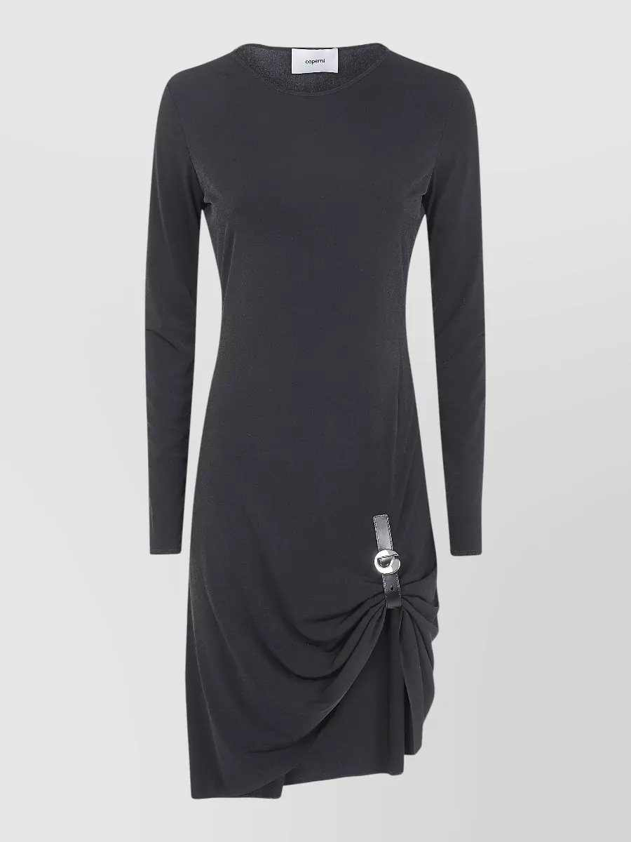 Coperni Dress Suspended Design Asymmetric Hem Buckle