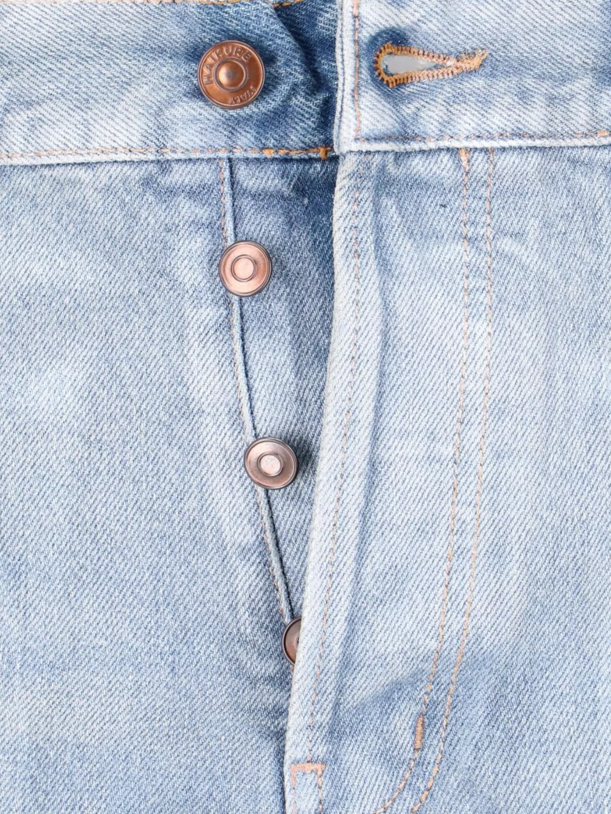 Haikure Straight Leg Trousers Faded Wash