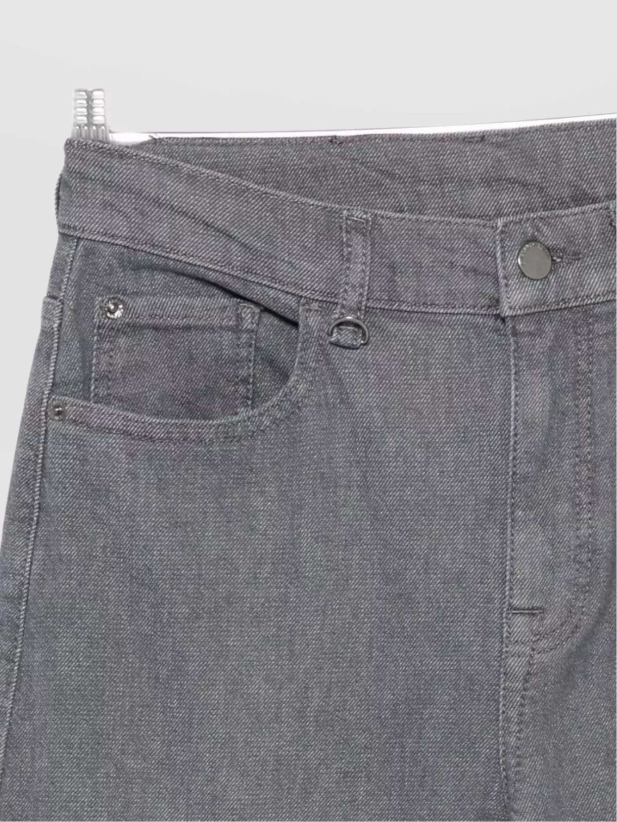 Emporio Armani High Rise Wide Leg Denim Trousers