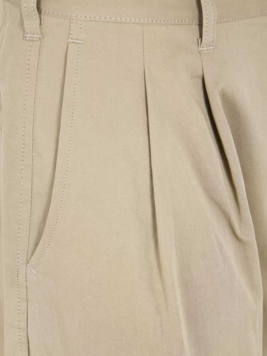 Comme Des Garçons Homme Cotton Linen Pleated Tailored Shorts