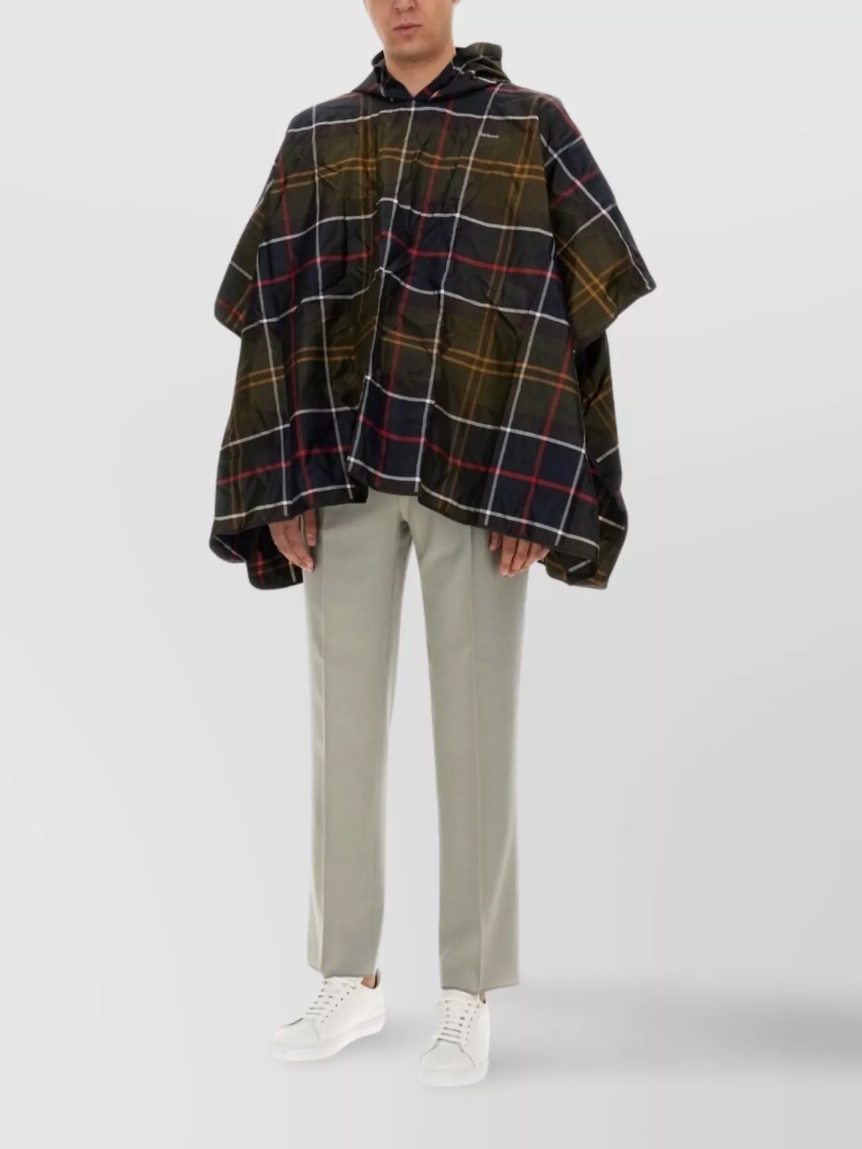 Barbour Tartan Waterproof Poncho
