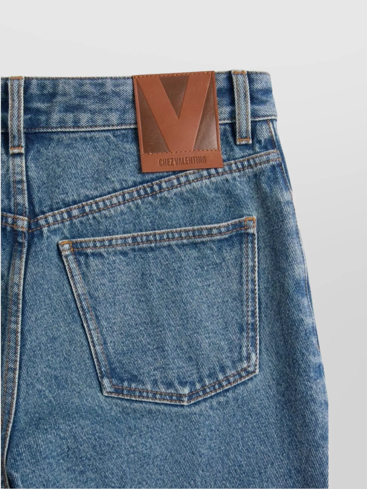 Valentino Garavani Straight Trousers Back Pocket