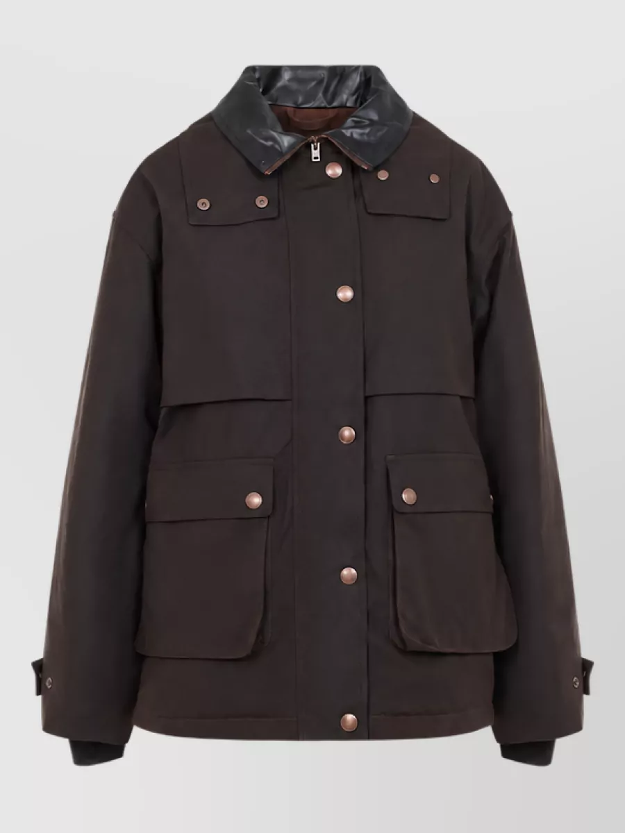 Acne Studios Cotton single-breasted jacket