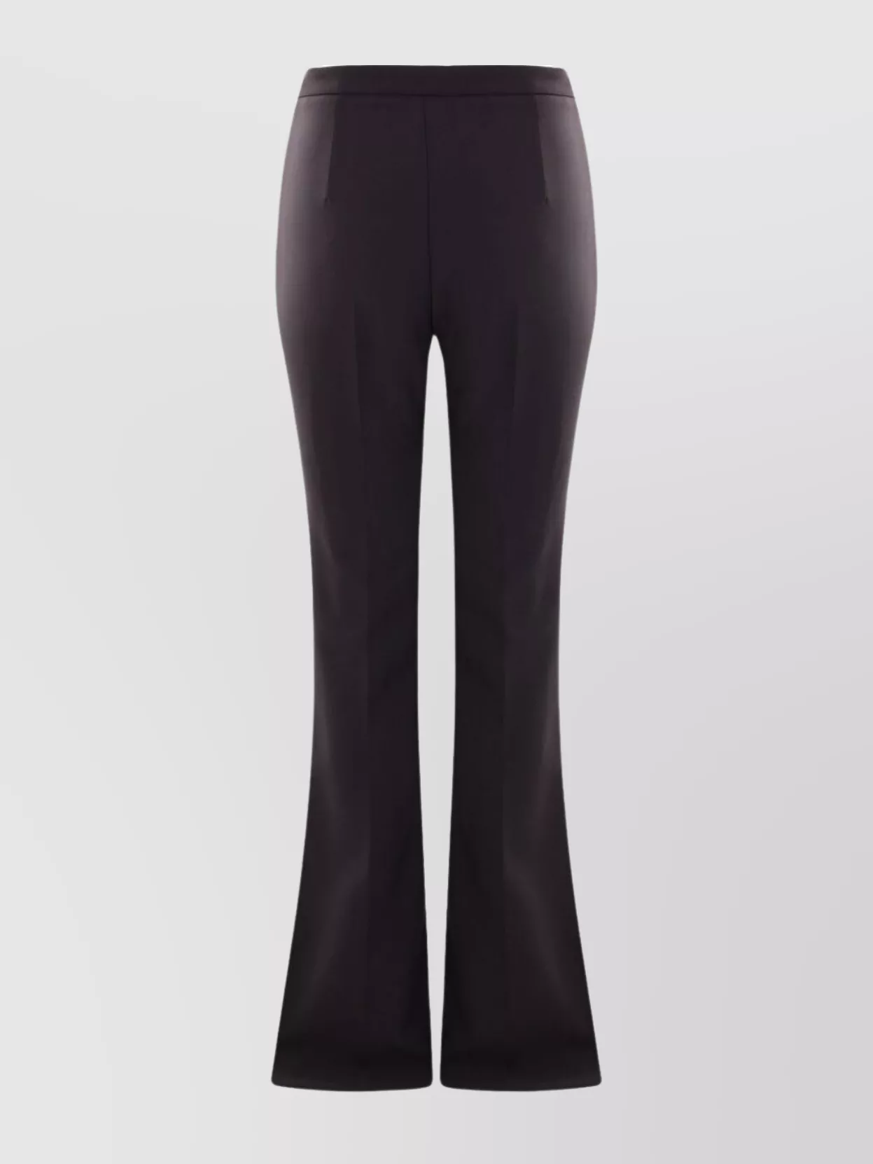 Elisabetta Franchi Straight Trousers Flared Pintuck Detailing