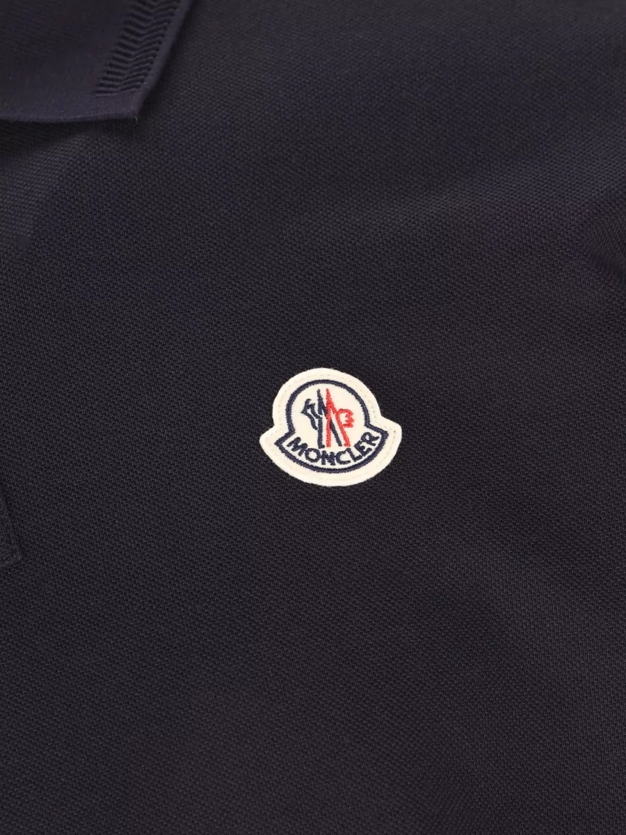 Moncler Cotton Piqué Short-Sleeve Polo Shirt