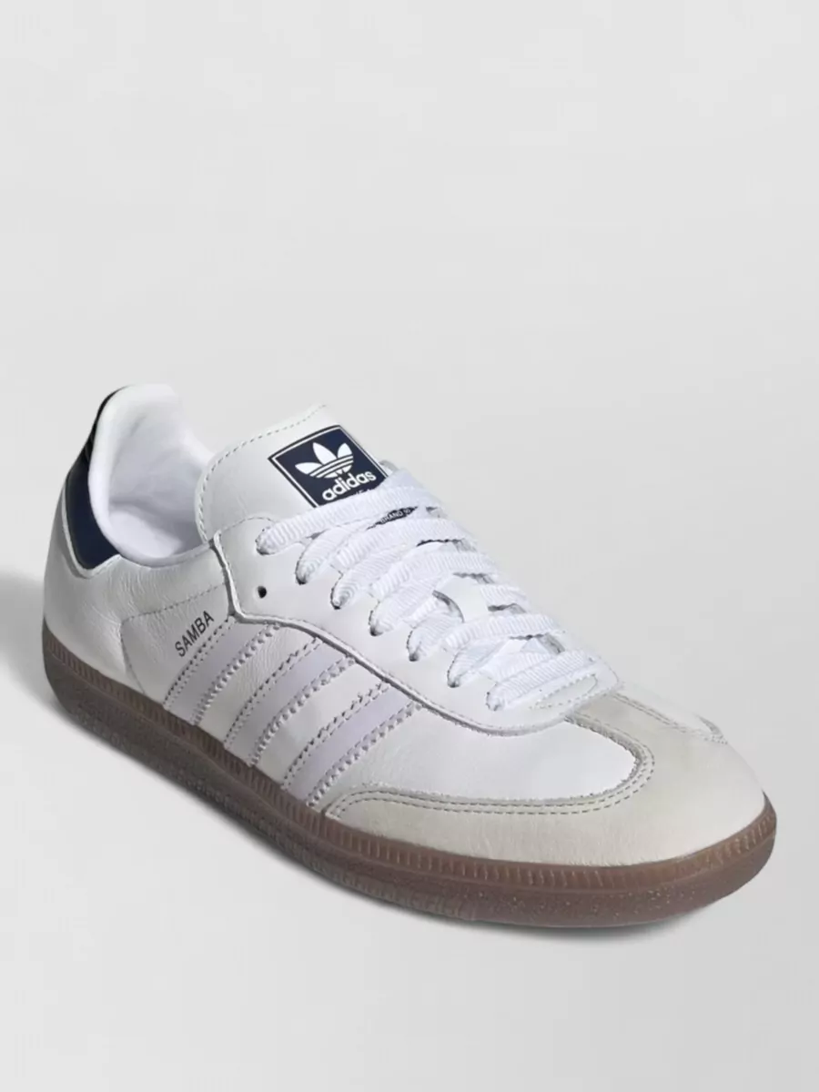 Adidas leather lace-up sneakers