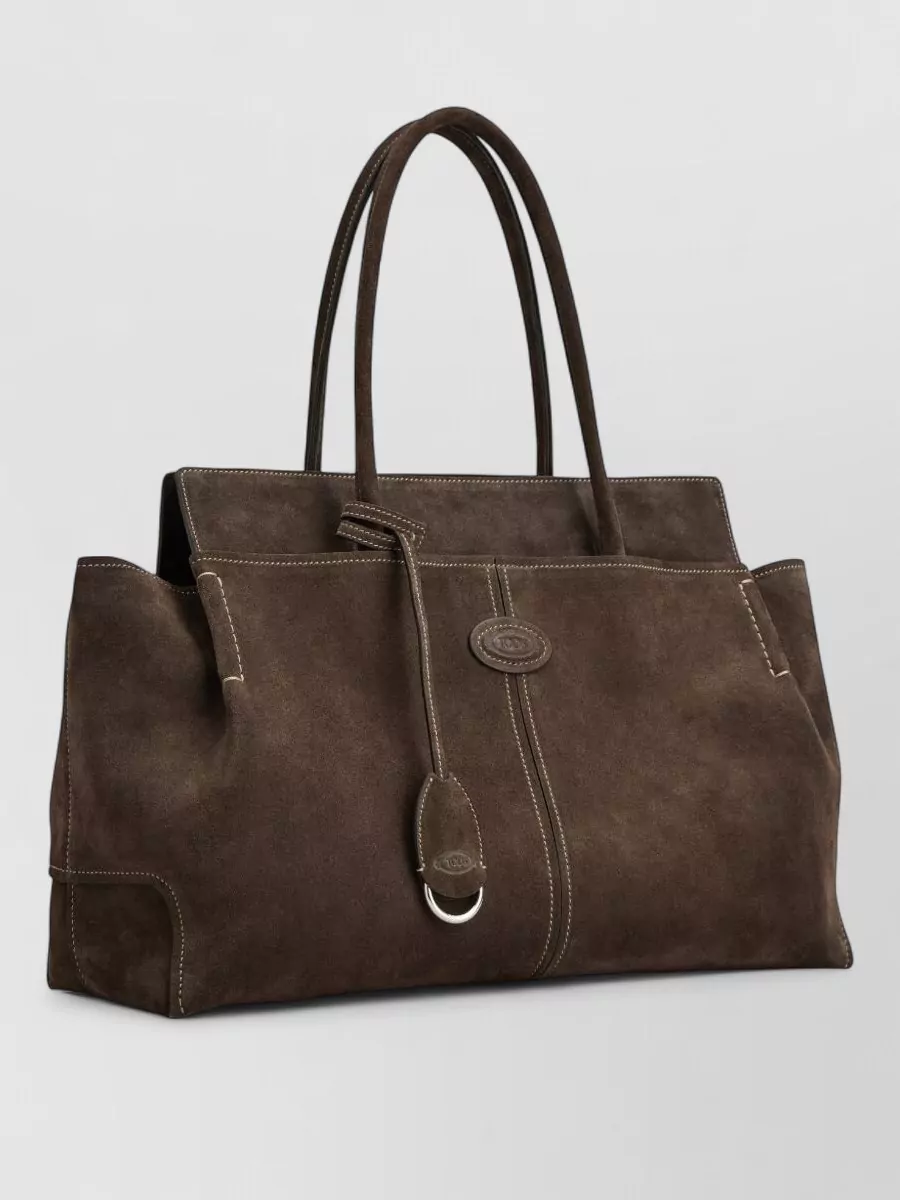 Tod's suede shoulder bag