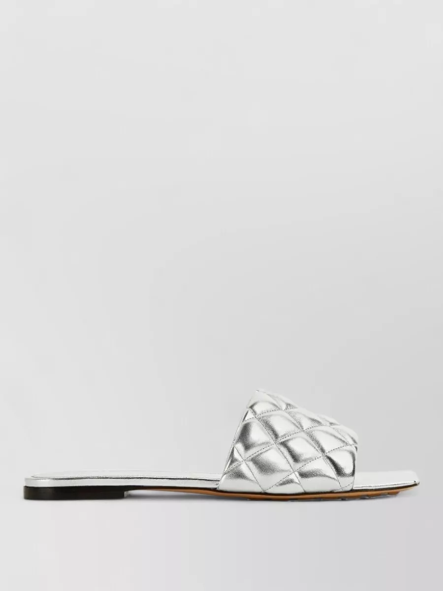 Bottega Veneta leather flat sandals