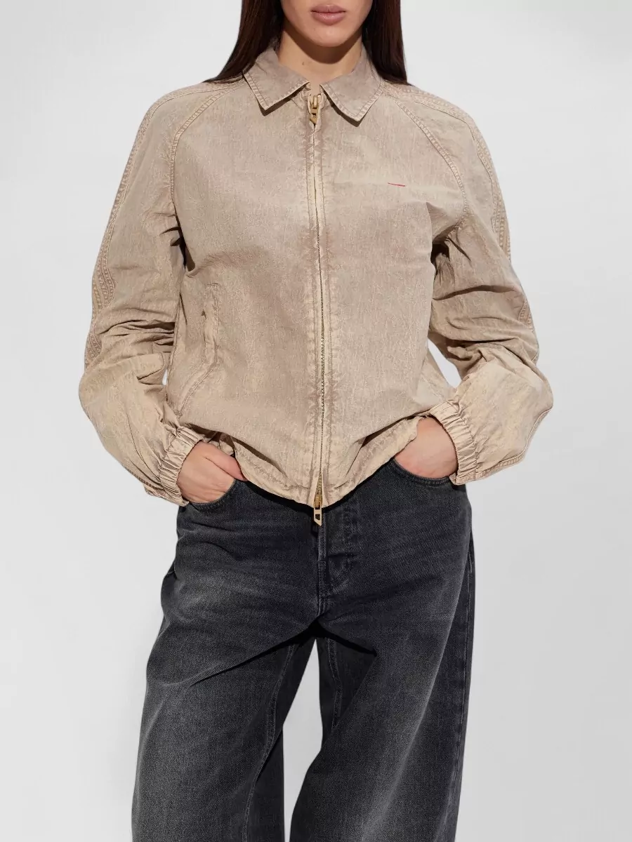 Diesel Nylon Single-Breasted Jacket
