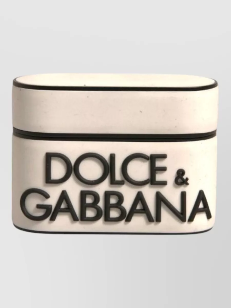 Dolce&Gabbana embossed logo airpods case