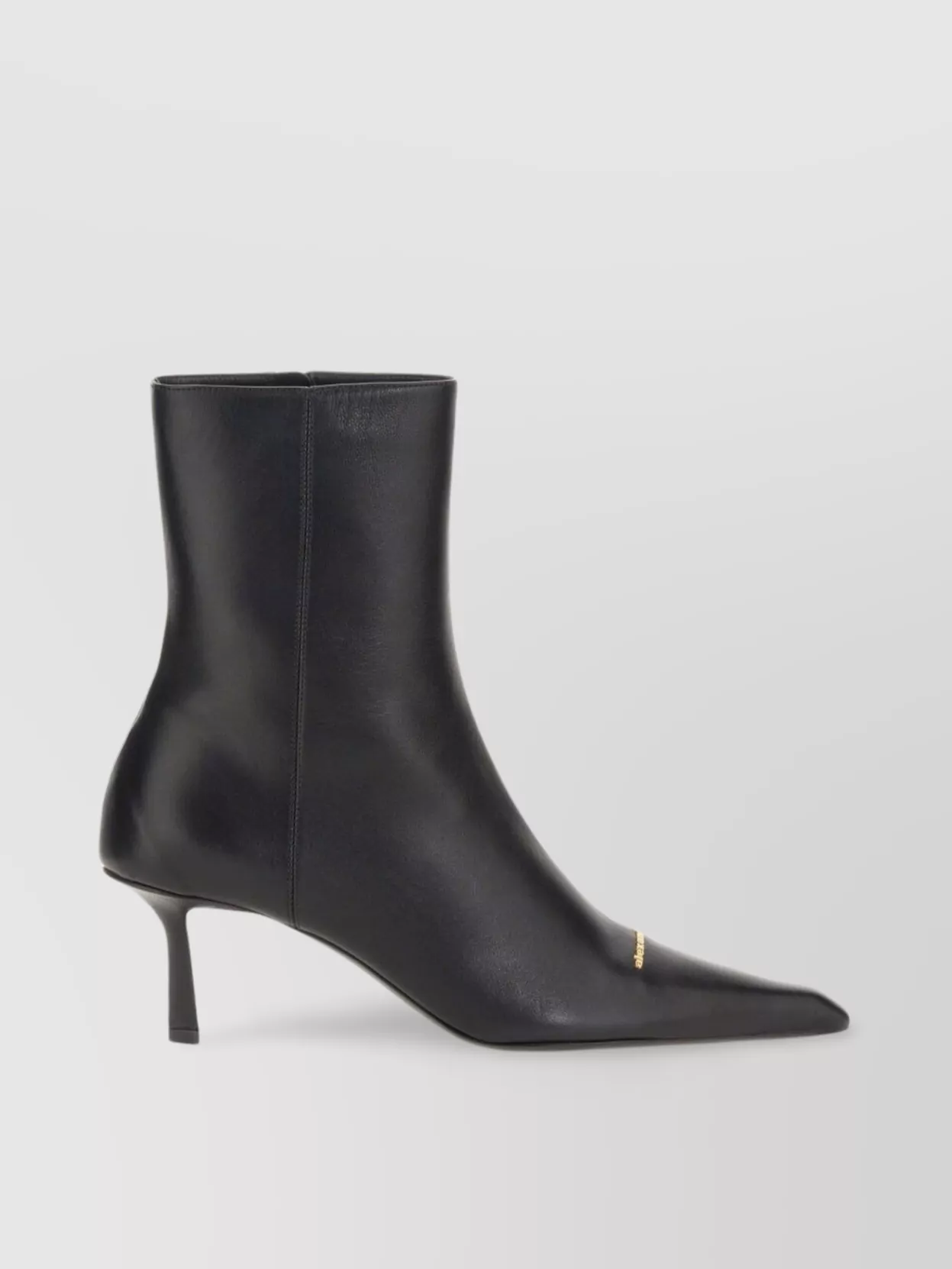 Alexander Wang Logo Ankle Boots Stiletto Heel