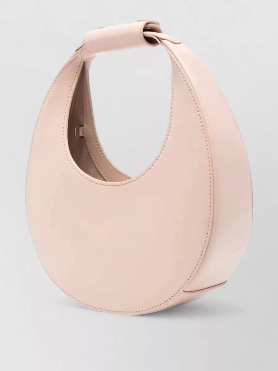 Staud Mini Moon Leather Shoulder Bag