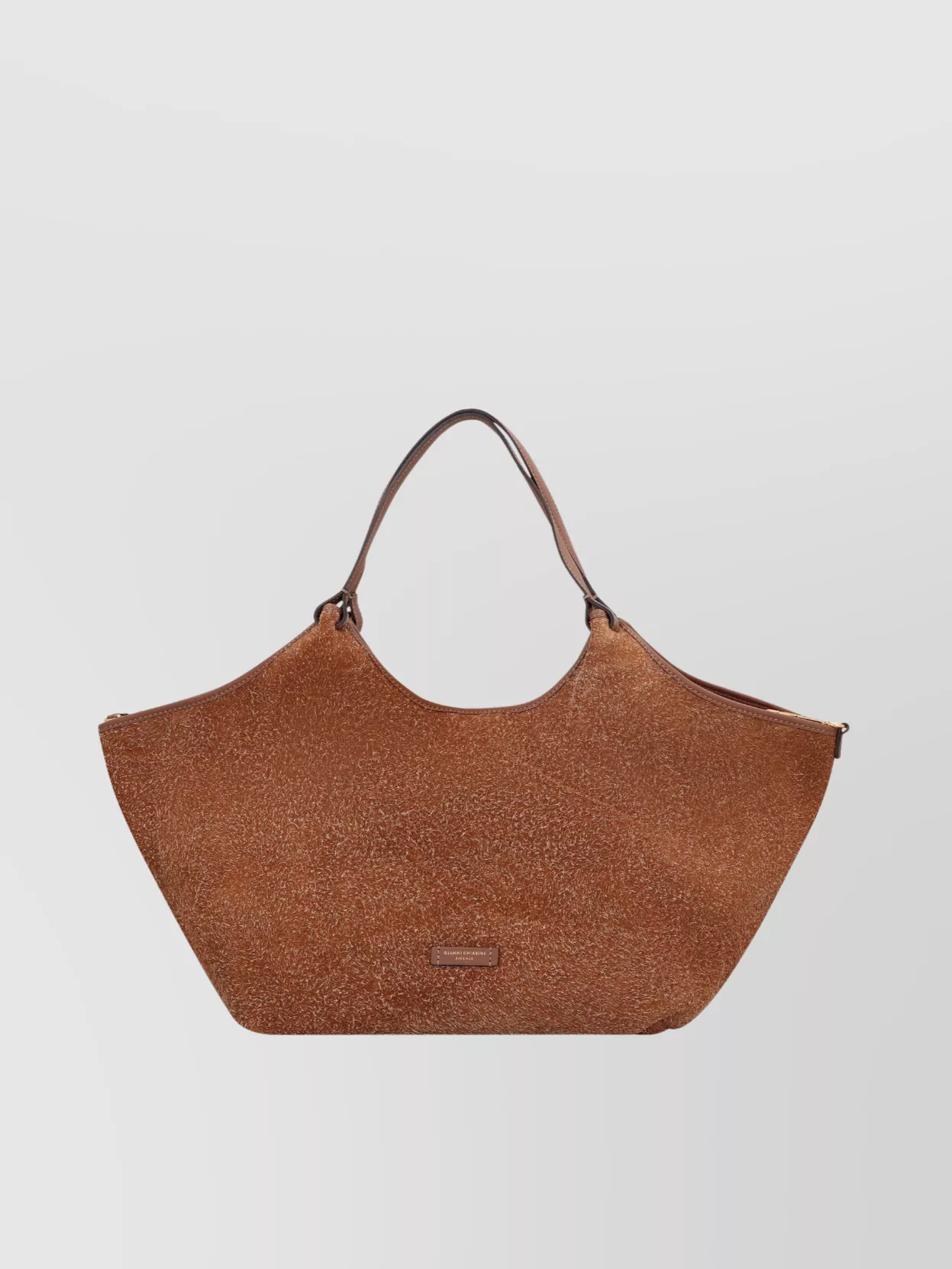 Gianni Chiarini Suede Shoulder Bag Gold-tone Hardware