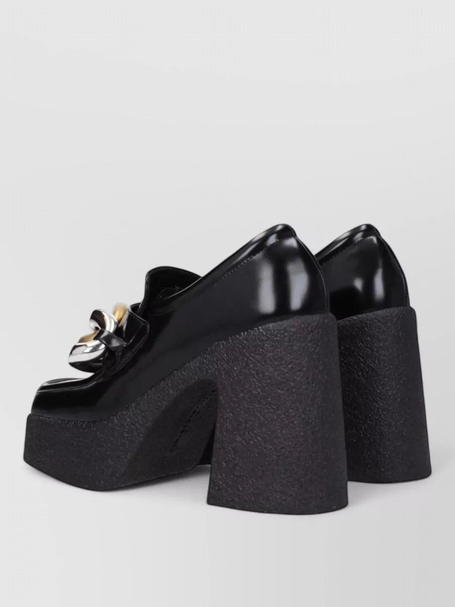 Stella Mccartney Leather Platform Loafers