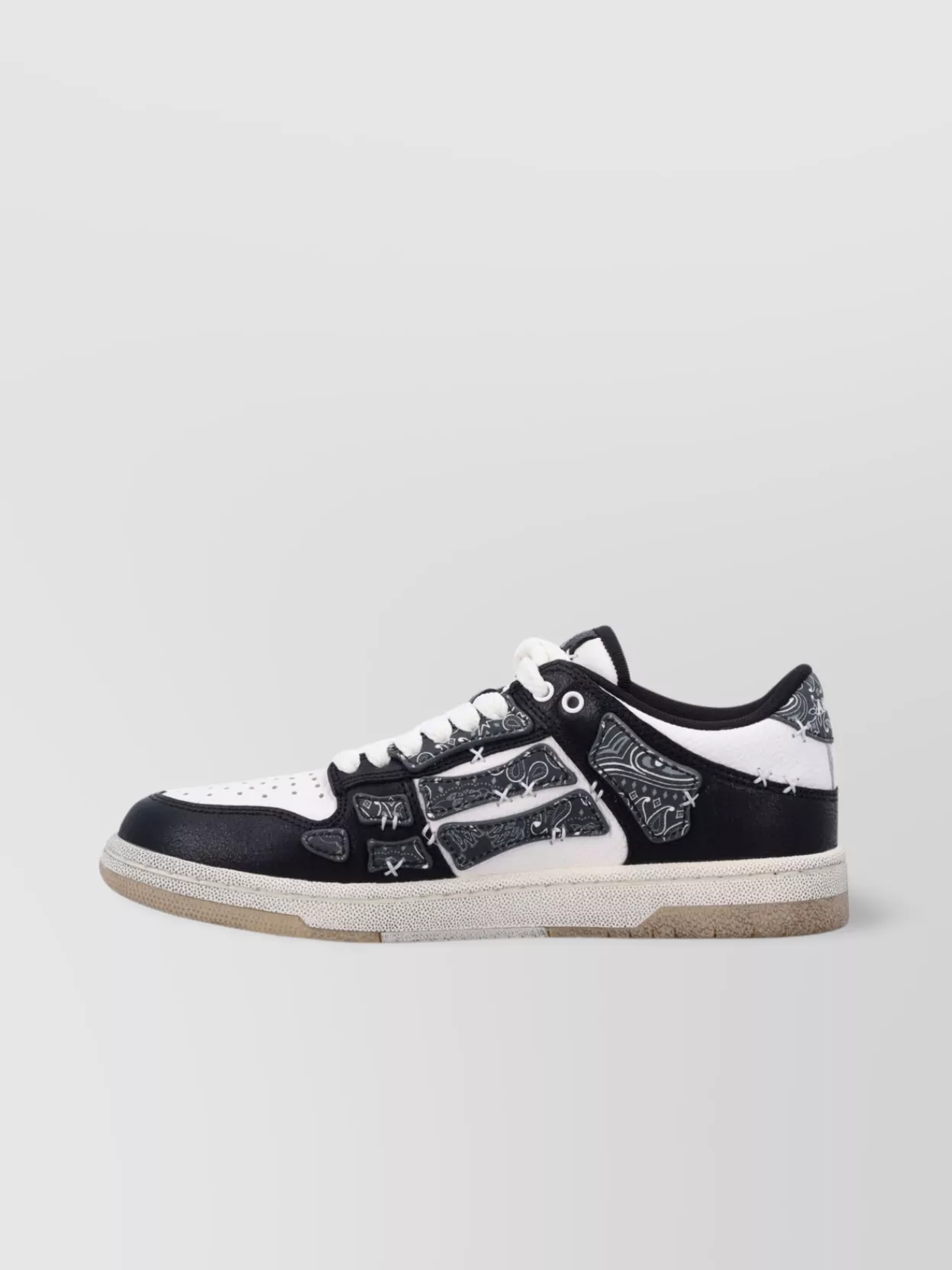 Amiri Bandana Skeleton Low Top Sneakers