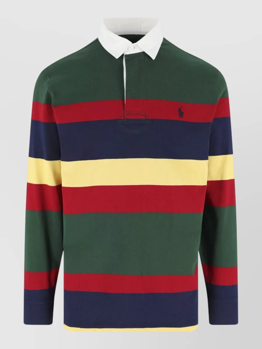 Polo Ralph Lauren Striped Long-Sleeve Polo Shirt
