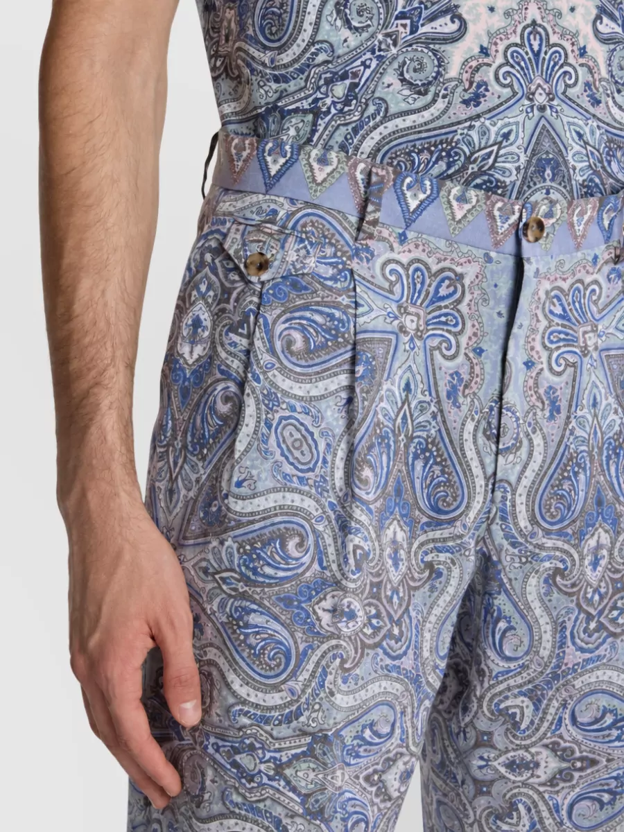 Etro Linen Tailored Shorts