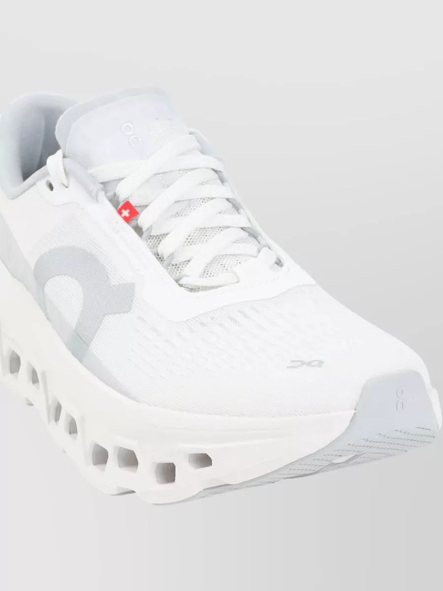 On Cloud Monster Mesh Upper Rubber Outsole Sneakers