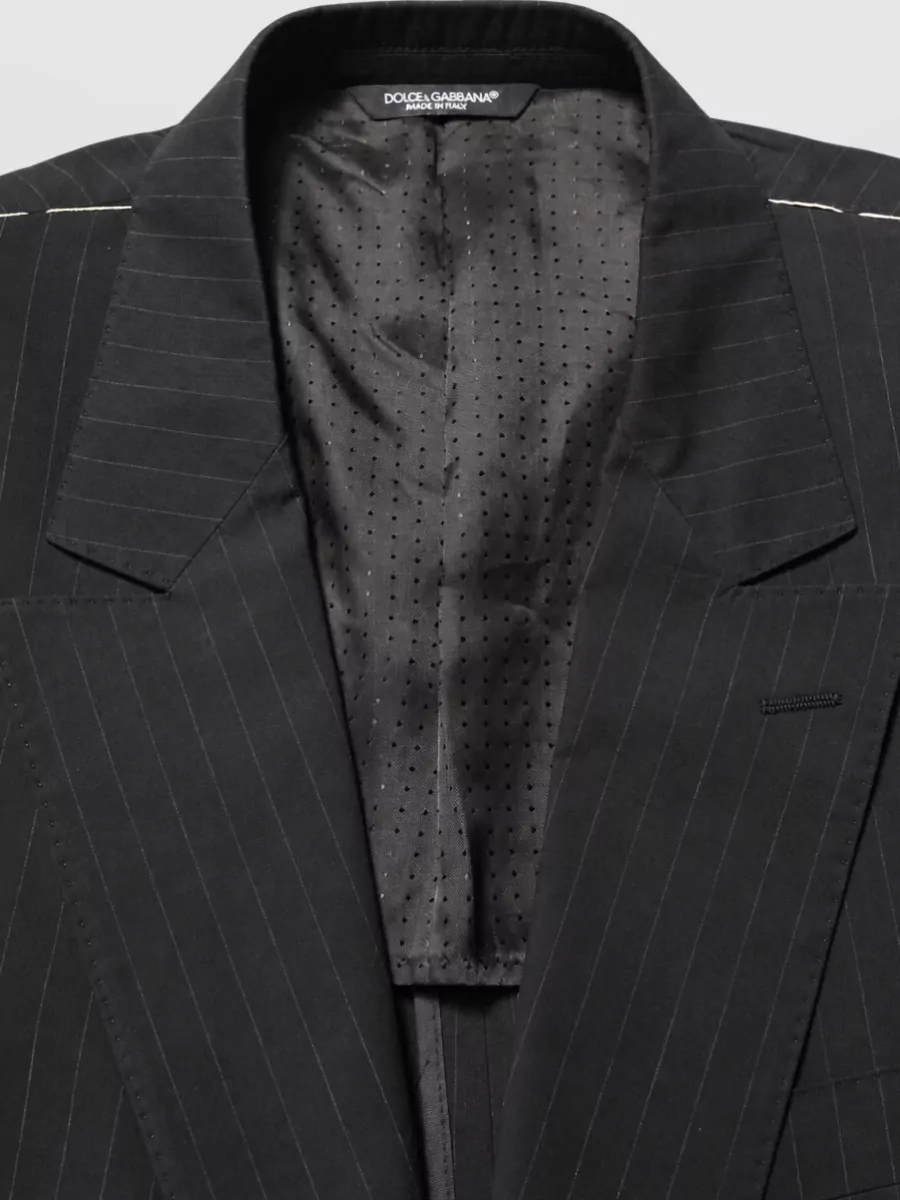 Dolce&Gabbana Pinstripe Single Breasted Suit Jacket