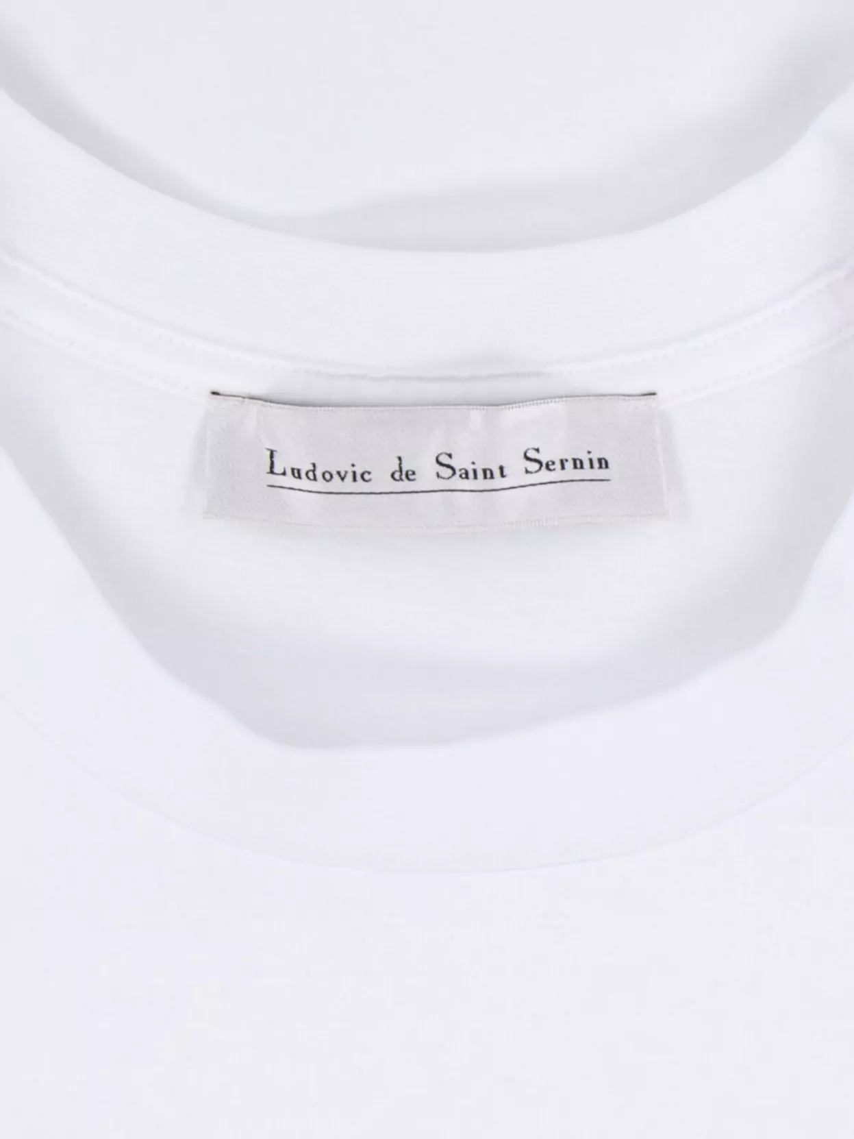 Shop Ludovic De Saint Sernin Crew Neck Plain Design Short Sleeves In Grey