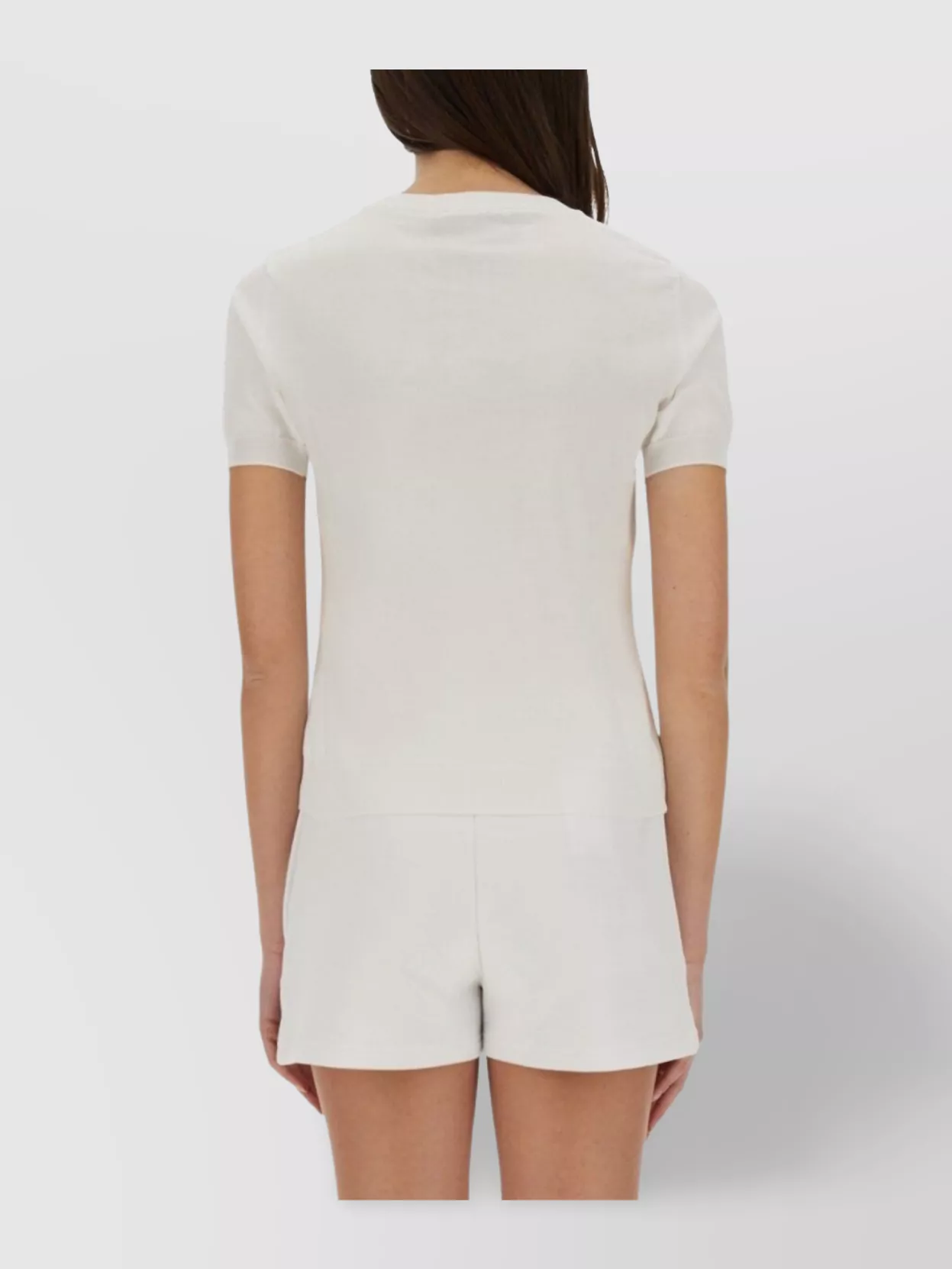 Moschino Teddy Bear Short Sleeve Knit Sweater