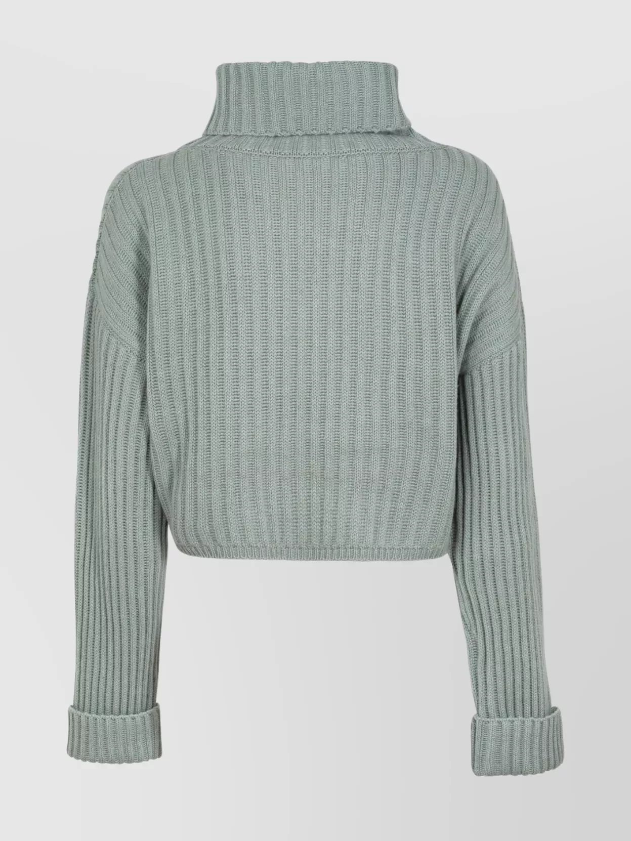 Brunello Cucinelli Cropped Knitwear Crewneck Ribbed Texture