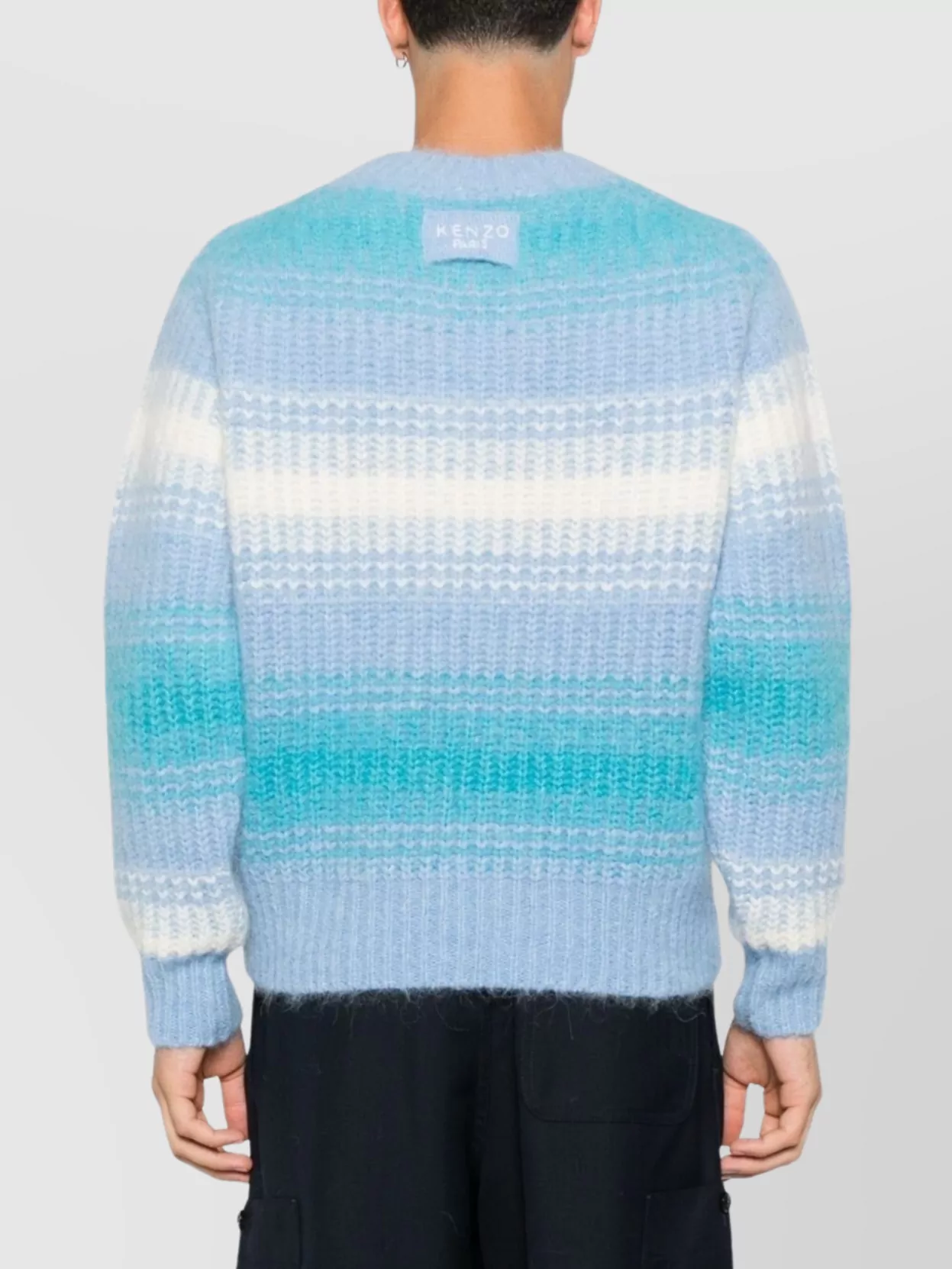 Kenzo Crewneck Sweater Striped Long Sleeves