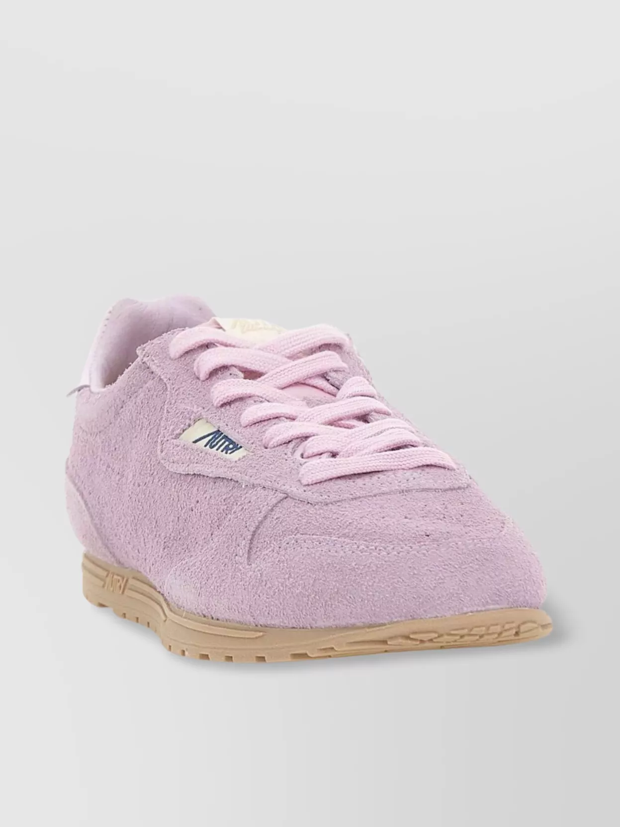 Autry Suede Sneakers With Durable Rubber Sole In Purple