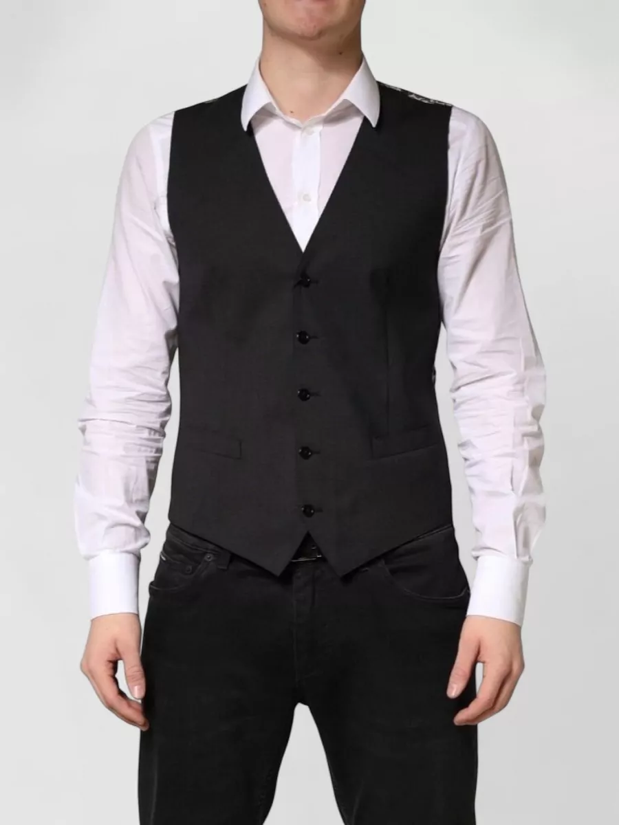 Dolce&Gabbana wool formal waistcoat