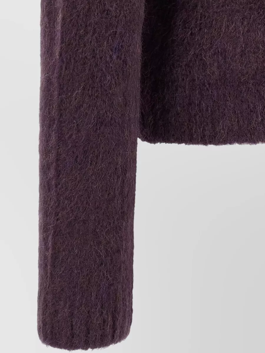 Dries Van Noten Wool-Blend Ribbed Cardigan