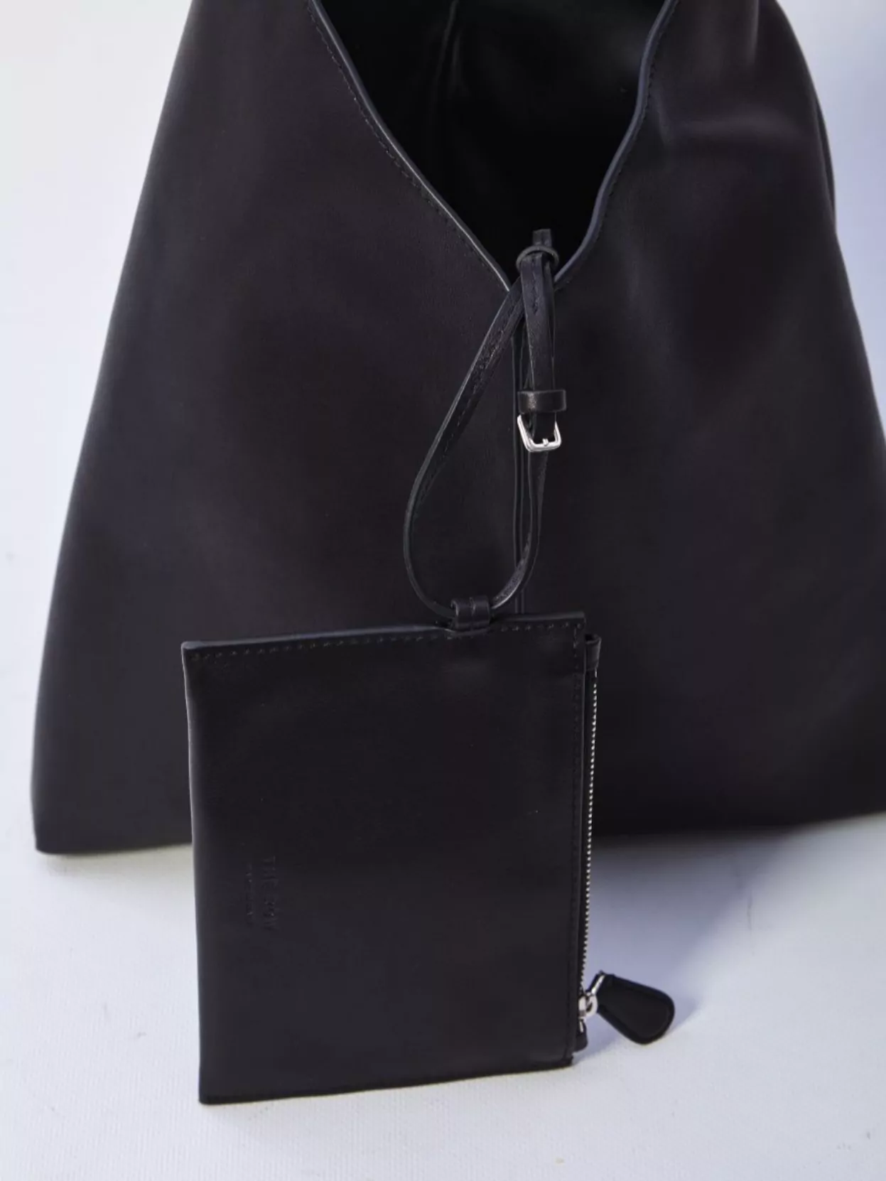 The Row Small Shoulder Bag Draped Handle