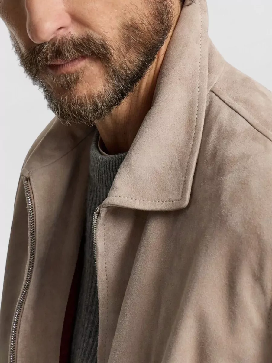 Brunello Cucinelli Leather Bomber Jacket