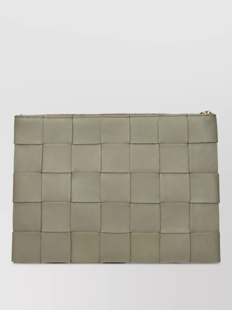 Bottega Veneta cassette leather clutch bag