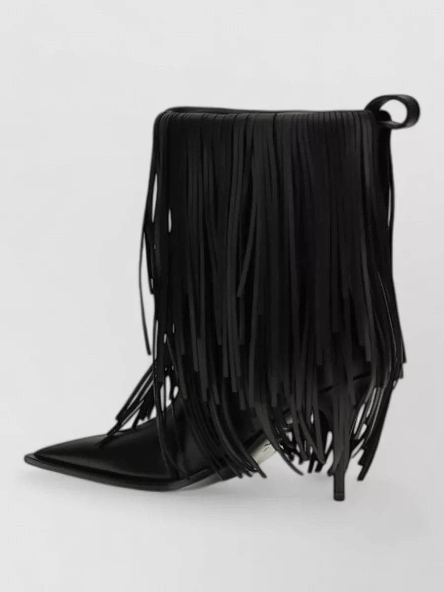 Balenciaga leather ankle boots